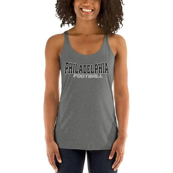 Philadelphia Football T-Shirt, Tank Top Gift for Women (XS)