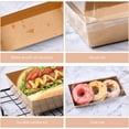 thumbnail image 4 of Charcuterie Boxes with  Lids, 100 Pack Kraft Bakery Boxes for Pastries, Sandwiches, Desserts, Dog Toys Storage, 4 of 7