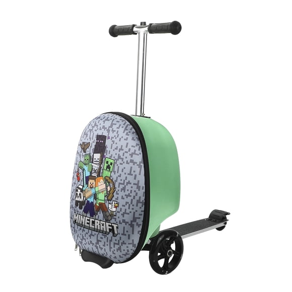 Minecraft Kids' 2-in-1 Suitcase (18") and Scooter Luggage