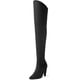 thumbnail image 1 of Dream Pairs - Botas altas hasta el muslo para mujer, tacones por encima de la rodilla, botas largas y sexis con punta en pico DOB214 Dream Pairs DOB214, 1 of 7