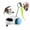Blue, variant on Automatic Smart Cat Toys Car with Detachable Tail Rechargeable for Indoor Pet Cats Electric Self-moving Kitten Toy