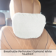 thumbnail image 3 of Cojín para el cuello de Mercedes Clase S, cojín de cuero transpirable para asiento de coche, reposacabezas para BMW Serie Z, Mercedes Serie V, 3 of 5