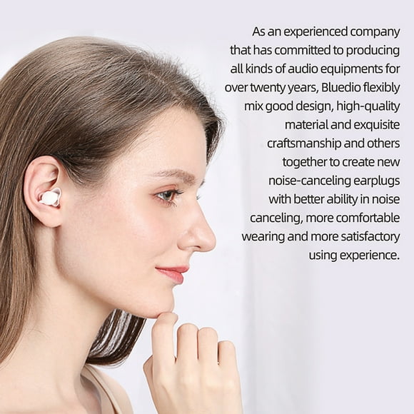 Bluedio NE Silicone Earplugs -40dB Noise Reduction Sound Insulation Ear Protection -noise for Sleeping and Swimming