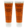 Coconut & Hibiscus Radiance Facial Wash & Scrub by Shea Moisture for Unisex - 4 oz Scrub - Pack of 2