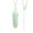 Green Size K S6, variant on Chakra Crystal Pendant, Usavan Natural Quartz Hexagonal Healing Necklace, Protection Luck Wealth Gemstone Jewelry for Women Men