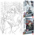 thumbnail image 1 of Fun 24-Page Adult Kids Japan Anime Coloring Draw Art Cartoon Book Painting, 1 of 8