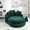 Emerald, variant on 70" Oversized Oval Upholstered Bean Bag Sofa with Pillows,  Chenille Fabric Bean Bag Sofa with Wrap Around Backrest, Modern Comfy Cloud Couch for Living Room Apartment, Black