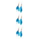 thumbnail image 5 of Jumpingount 2 uds pendientes cadena pendiente Retro pantalla ocio joyería Navidad Halloween Acción de Gracias regalos moda elegante azul Type1 NO1, 5 of 6