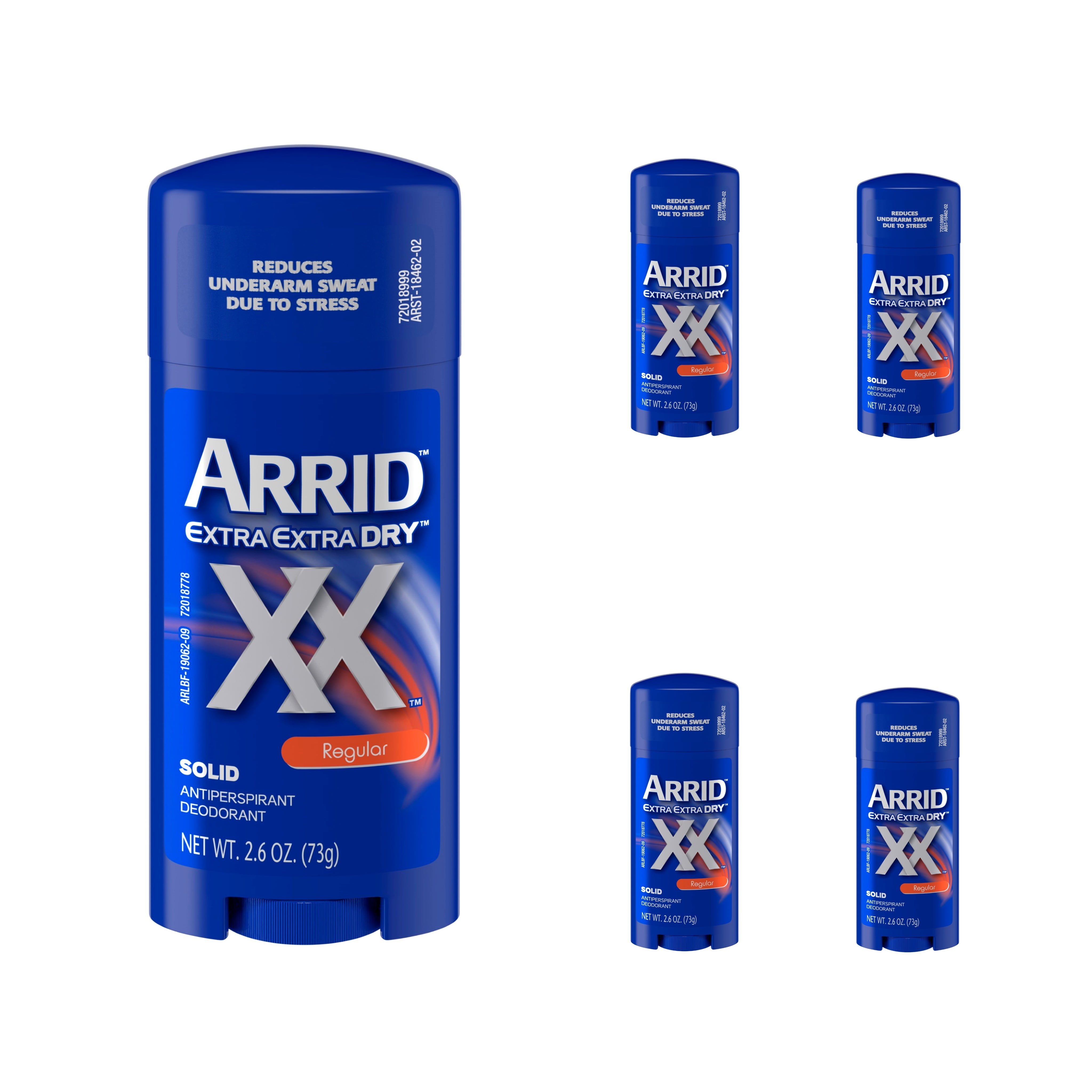5 Pack - ARRID XX Anti-Perspirant Deodorant Solid Regular 2.70 oz Each