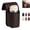 Brown, variant on Leather Car Door Cup Holder, Wide Mouth Window Organizer Car Door Storage Pocket, Anti-Sag Hanging Car Window Water Bottle Holder, Universal Hanging Pouch for Drinks Phone Storage