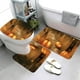 thumbnail image 1 of Alfombras de baño, tapete de baño, alfombra de área, tapete de baño súper absorbente de calabaza, tapete de baño antideslizante de tres piezas, tapete de piso en forma de U, tapete de asiento de inodo, 1 of 6