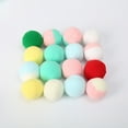 thumbnail image 6 of SPRING PARK 10Pcs Soft Cat Toy Balls Kitten Toys Pompon Ball Assorted Color, 6 of 7
