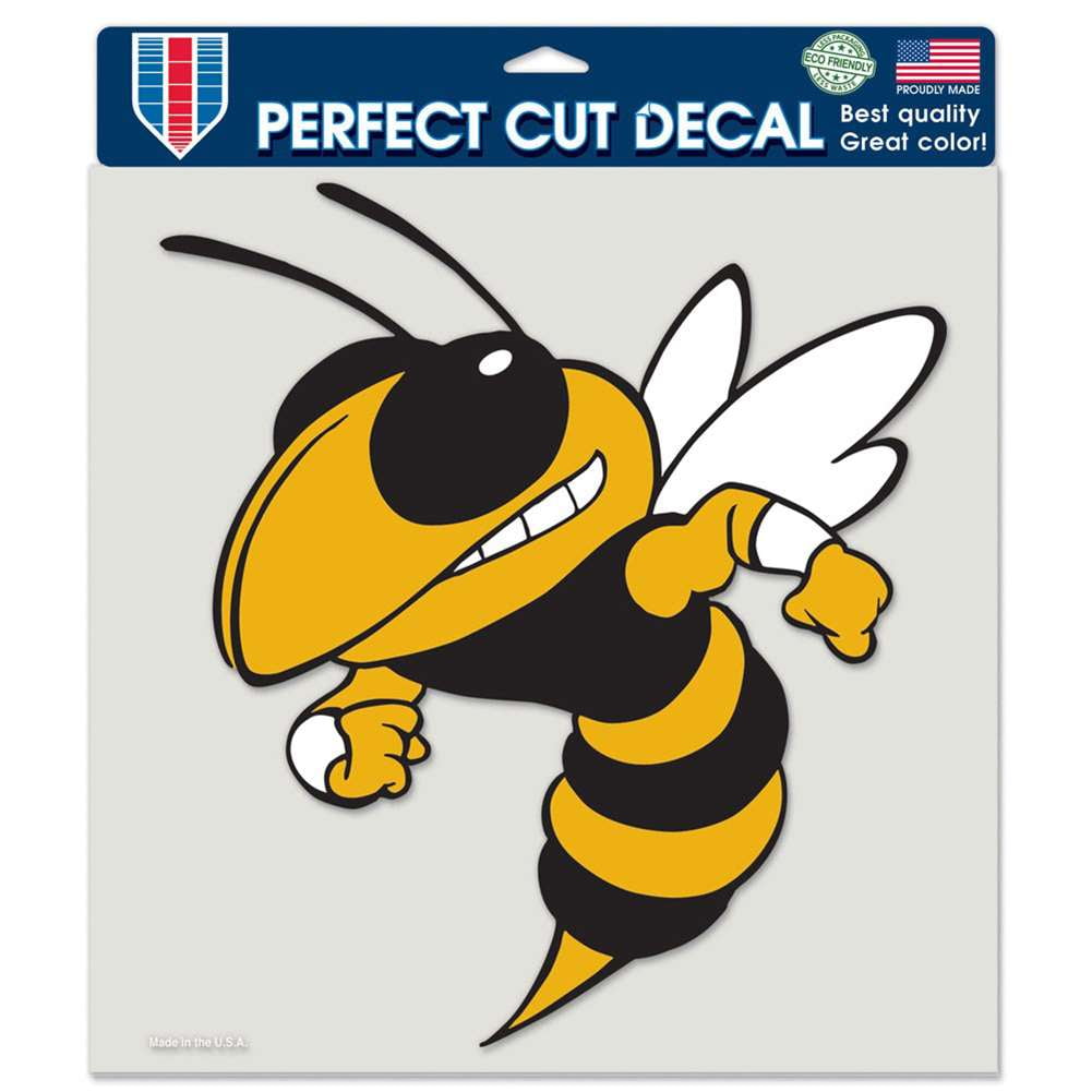WinCraft Georgia Tech Yellowjackets Decal 3-Pack - 7.75 X 5.5 Inch Sheet, Removable, Officially Licensed