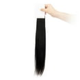 thumbnail image 3 of 20 Pcs Tape in Human Hair Extensions Glue in Hair Extensions Skin Weft Remy Human Hair Long Straight 16-22 Inches Free Tapes, 3 of 7