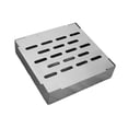 thumbnail image 4 of Caja para ahumador de acero inoxidable con tapas para ahumador, resistente al calor, para agregar humo a las astillas de madera, piezas para barbacoa, Estilo E, 4 of 8
