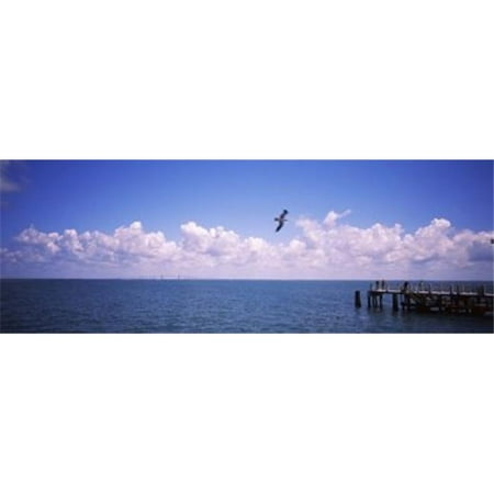 Panoramic Images PPI115528L Pier over the sea Fort De Soto Park Tampa Bay Gulf of Mexico St