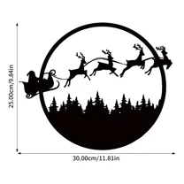 Merry Christmas Metal Wall Sign, Round Metal Christmas Sign, Merry Christmas Metal Sign, Room Decor, Home Decor, Holiday Decor