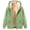 yue866-Green, variant on KHONTS Hoodies for Women Winter Sweatshirt Full Zip up Thick Sherpa Lined Hooded Jacket with Pockets Yellow XL