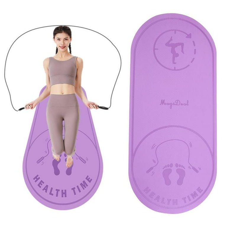 Jump Rope Mat Fitness Yoga Pilates Knee Protect Skipping Mats