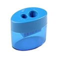 thumbnail image 2 of Coollooc Pencil Sharpeners with Lid, Color Random Pencil Sharpeners Manual, Dual Holes Compact Colored Handheld Pencil Sharpener for Adults Home Office(A), 2 of 7