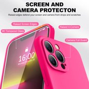 Compatible with iPhone 13 Pro Case, Premium Silicone Upgraded [Camera Protection] [Soft Anti-Scratch Microfiber Lining] Phone Case for iPhone 13 Pro 6.1''- Light Purple
