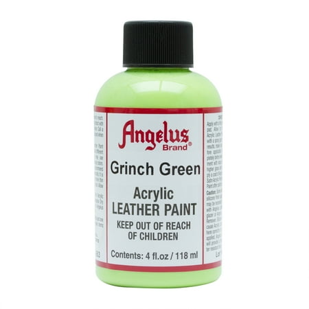 UPC: 0086366742631 | Angelus® Acrylic Leather Paint  4 oz.  Grinch Green