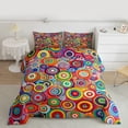 thumbnail image 2 of Homewish Teens Colorful Circle 2pcs Bedding Comforter Set,Abstract Geometric Twin Comforter Sets,Minimalist Mid Century Breathable Bedding Set,Super Cozy Room Decor,Reversible, 2 of 8