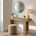 thumbnail image 5 of Ataucjin Farmhouse Console Table,61" Minimalist Vintage Entryway Table, Storage Rustic Sofa Table with Open Shelves for Hallway, Living Room, Foyer, Bedroom, 5 of 5