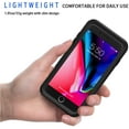 thumbnail image 4 of iPhone SE 2020 Case, iPhone 7 Case, iPhone 8 Cases, [Built-in Screen Protector] Seacosmo Full Body Clear Bumper Case Rugged Shockproof Protective Case Cover for iPhone 7/8 / SE, Black, 4 of 7