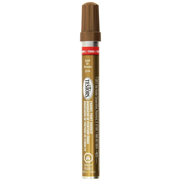 Enamel Paint Marker-Metallic Gold, All-purpose Enamel Paint markers By Testors