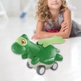 thumbnail image 4 of Juguete de dinosaurio Juguetes para niños Niñas Favores de fiesta Regalo de cumpleaños Brachiosaurus Green + Dinosaur Toy Game Macarena Juguetes para coches pequeños, 4 of 8