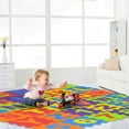 QISIWOLE Kids Foam Puzzle Floor Play Mat with Shapes & Colors or