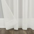thumbnail image 5 of No. 918 Emily Voile Sheer Grommet Curtain Panel, 59"x95", Eggshell, 5 of 8