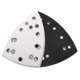 thumbnail image 5 of Almohadilla de lijado triangular con gancho y bucle, 98 x 148 mm, 4 clavos y 7 agujeros, compatible con DTS 400-REQ, 5 of 5