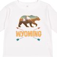 thumbnail image 4 of Inktastic Wyoming Vacation Bear Silhouette Boys or Girls Long Sleeve Toddler T-Shirt, 4 of 5