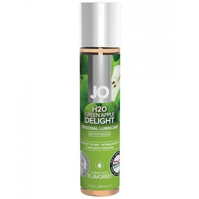 Jo H2O Water Based Flavored Lubricant 1oz - Green Apple Delight