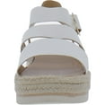 thumbnail image 2 of Dr. Scholl's Shoes Womens Once Twice Faux Leather Ankle Strap Wedge Sandals, 2 of 3