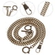 thumbnail image 2 of Cadena de reloj de bolsillo para hombre, cadena de metal para billetera, cadena de metal, accesorio de ropa DIY, 2 of 7