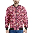 thumbnail image 5 of Chaqueta con cremallera y diseño de huevos de Pascua bohemios para hombre y mujer, abrigo con estampado 3D, chaqueta informal de calle con cremallera, sudadera bomber de manga larga, 5 of 5