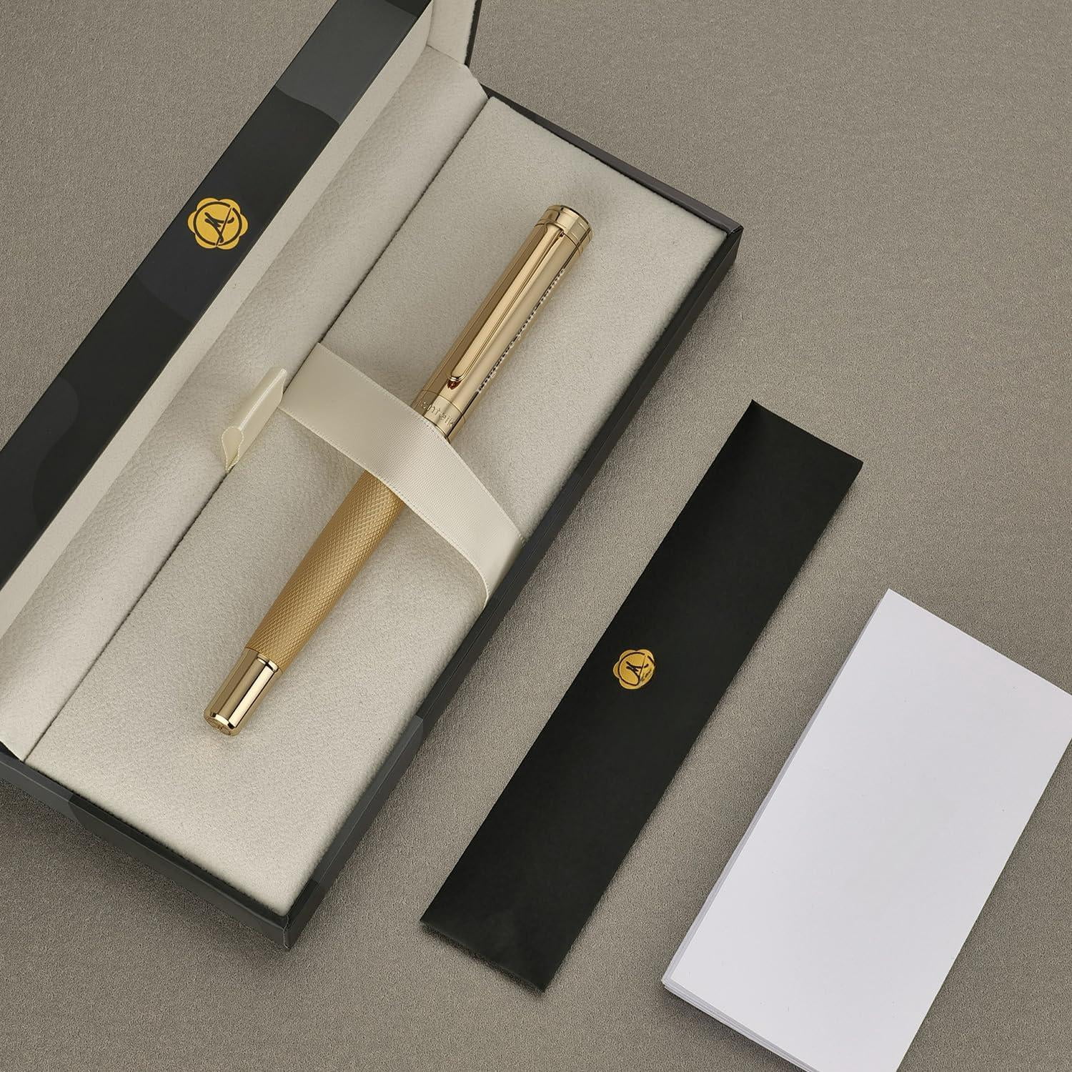 Personalized Rollerball Pen  Stunning Luxury With Mesh Texture Design And Finish Fancy Gift Set For Men & Women Business Signature Executive Office Designer Pens