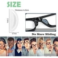 thumbnail image 5 of GoXteam 20 Pairs (Black) Eyeglass Nose Pads, Comfort Soft Silicone Glasses Nose Pad, Anti-Slip Air Chamber Glasses Grips For Eyeglasses and Sunglasses, 5 of 7
