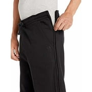 Adaptive Full-Length, Side-Zipper Fleece Drawstring Pants, with Pockets