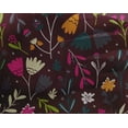 thumbnail image 4 of oneOone Georgette Viscose Maroon Fabric Leaves & Floral Artistic Quilting Supplies Print Sewing Fabric By The Yard 42 Inch Wide, 4 of 4