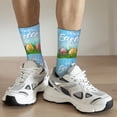 thumbnail image 6 of Vsdgher Happy Easter Crew Socks for Men & Women, Breathable Casual Athletic Ankle Socks, 6 of 6