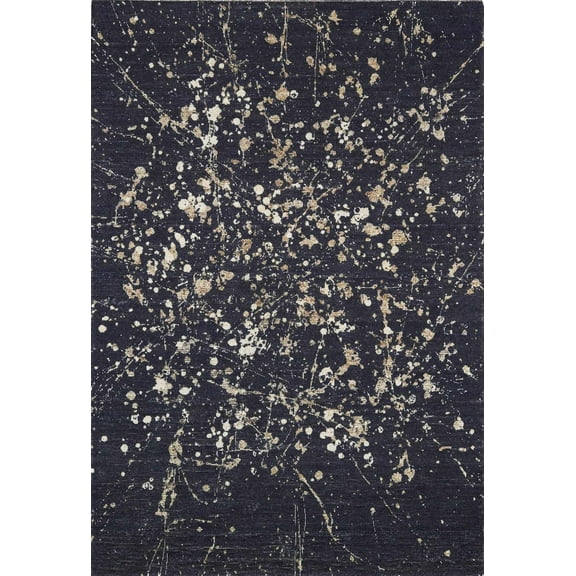 BoutiqueRugs Cammie Contemporary Area Rug - Charcoal, Ivory, Taupe - 2' x 3'