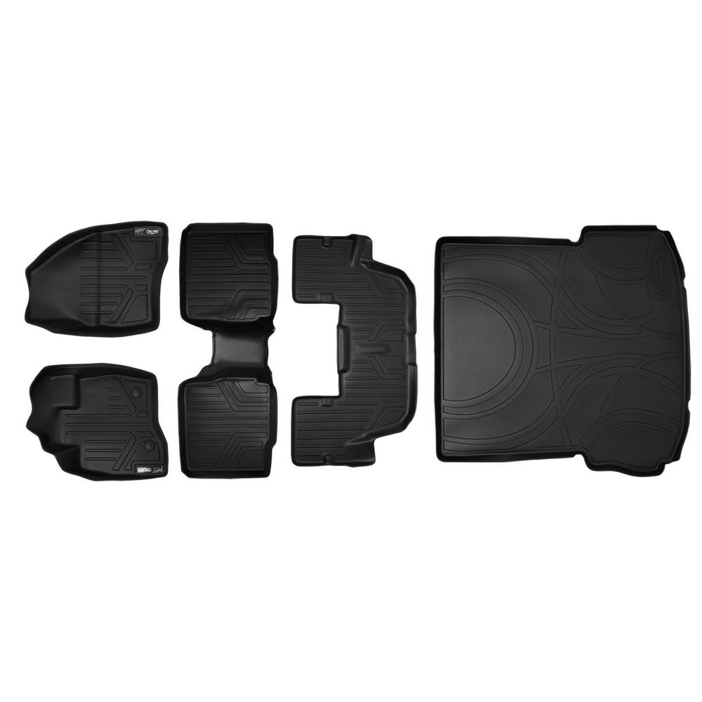 Maxliner 20152016 Ford Explorer Floor Mats 3 Row Set Maxtray Cargo