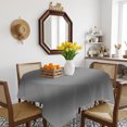 thumbnail image 3 of Grey Ombre Table Cloth Waterproof Tablecloths, Farmhouse Gray Gradient Modern Art Tablecloth Dining Table Cover for Kitchen Party Tabletop Outdoor, Square Tablecloth 54x54 Inch, 3 of 9