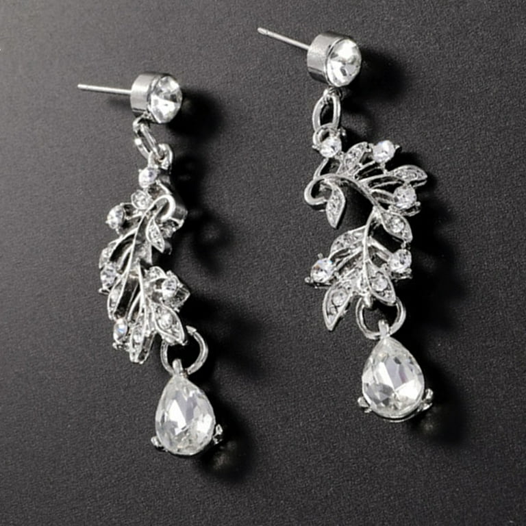 Bridal shop jewelry earrings