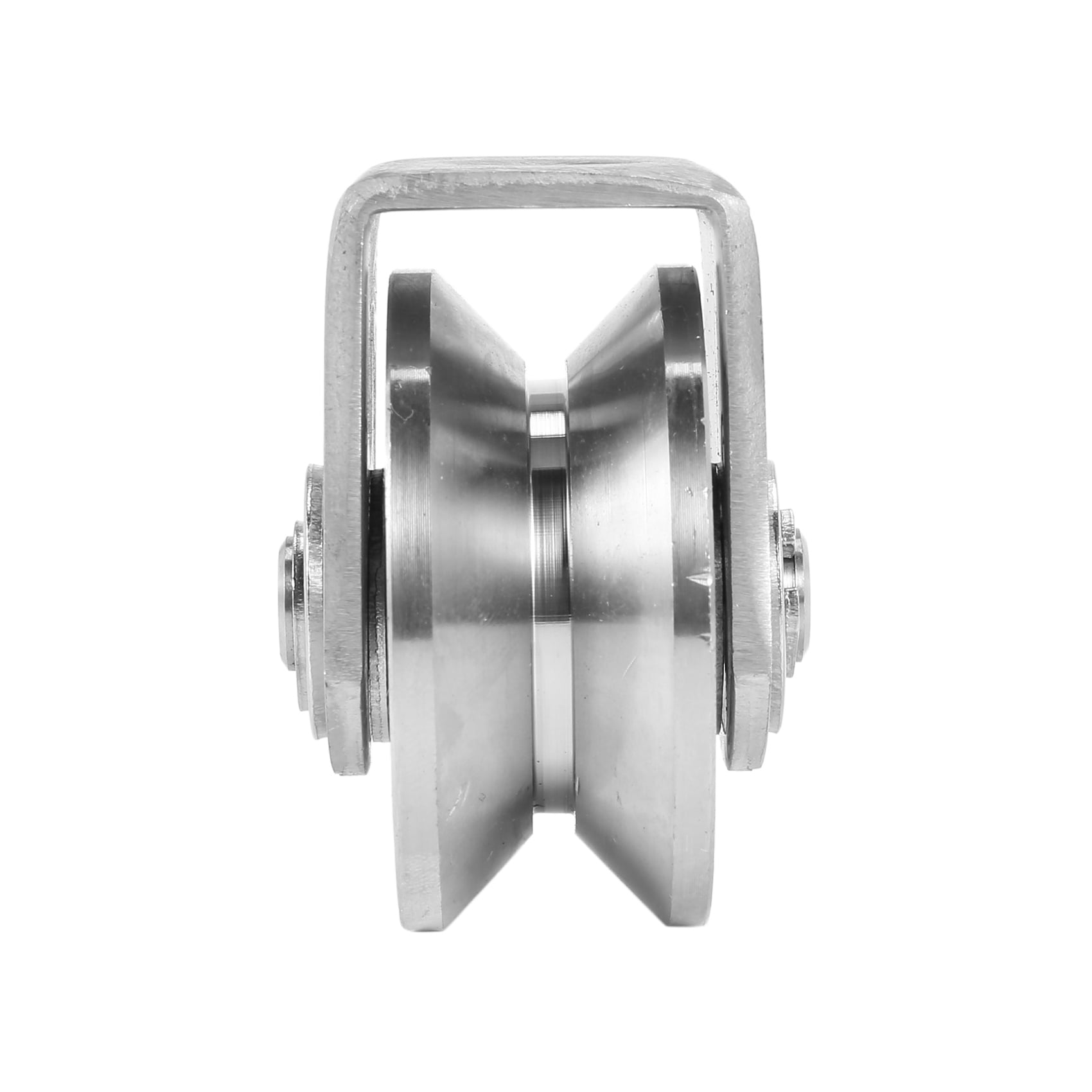 Bearing Fixed Pulley V Type Wheel Fit For Sliding Gate Track Guide Track Pulley 