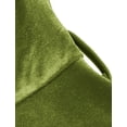 thumbnail image 5 of IDOPIP Women 3/4 Sleeve Velvet Vintage Tea Dress Formal Cocktail Wedding Midi V-Neck Party Dress, 5 of 7